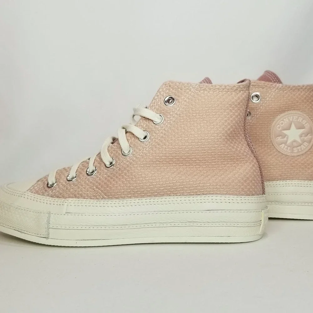 Converse Women  CTAS Chuck 70 Mixed Material Sneakers Size 8.5 Pink A04620C NWT - Picture 2 of 8